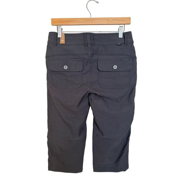 prAna Halle Capri II Women’s Sz 6 Coal Gray Performance Hiking NWT Roll Up Crop - Picture 10 of 11